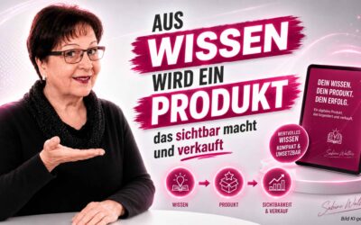 Wie wird aus deinem Wissen ein Produkt, das sichtbar macht und verkauft?