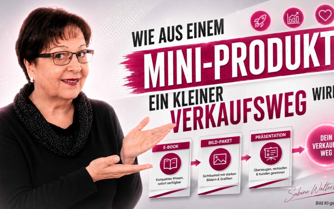 Wie aus einem Mini-Produkt ein kleiner Verkaufsweg wird